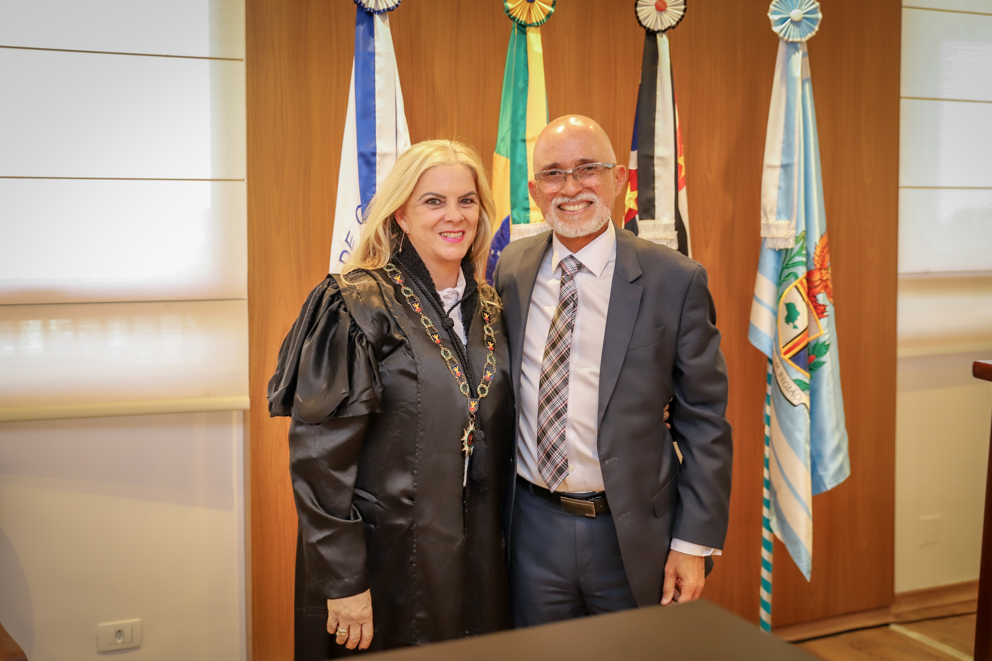 22329 id36001 desembargadora mari angela pelegrini toma posse no trt 15