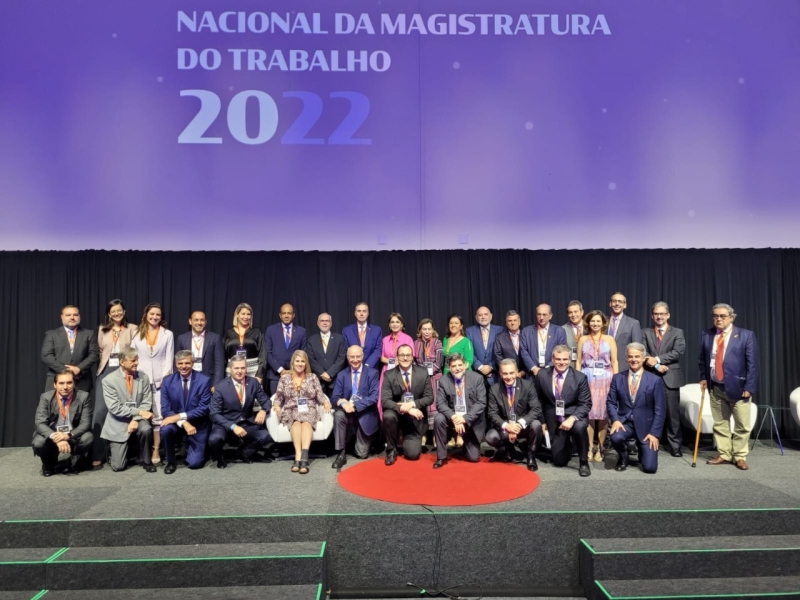 O Juiz Sérgio Polastro Ribeiro foi um dos expositores no painel “Relações de trabalho, inovações tecnológicas e Justiça Social”